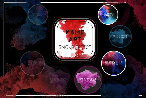 Smoke Name Art – Photo Text