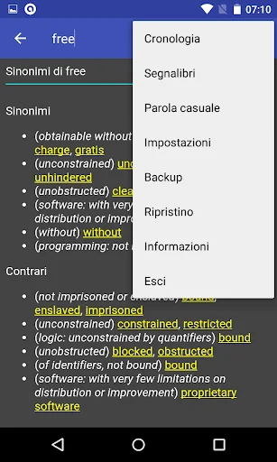 Online Thesaurus screenshot 3
