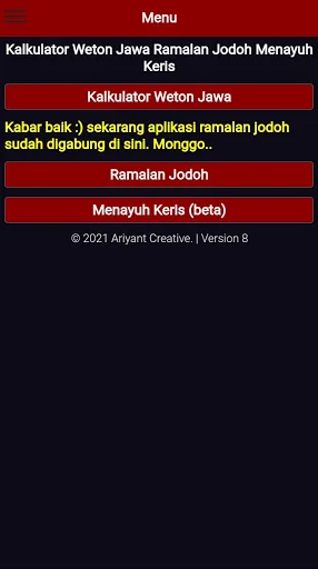 Kalkulator Weton Jawa Lengkap
