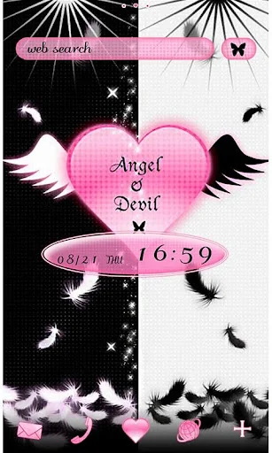Gothic Theme Angel & Devil
