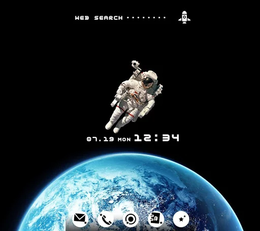 Space wallpaper-Astronaut- screenshot 1