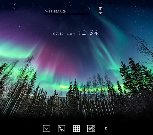 Beautiful Aurora Theme