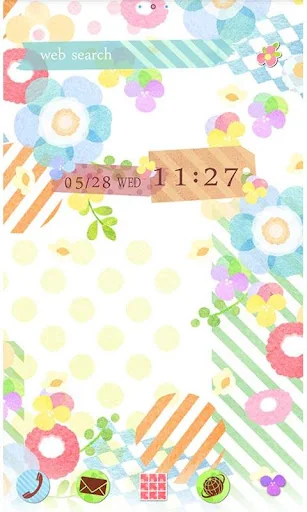 Flowers Theme-Baby blue-eyes-