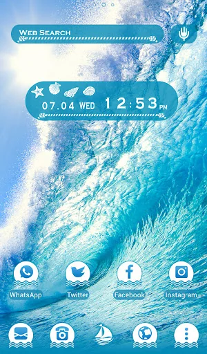 Blue Ocean Wave Theme