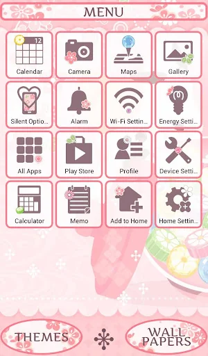 -Candy Cats- Theme +HOME screenshot 2
