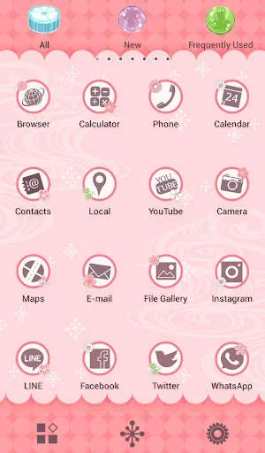 -Candy Cats- Theme +HOME screenshot 3