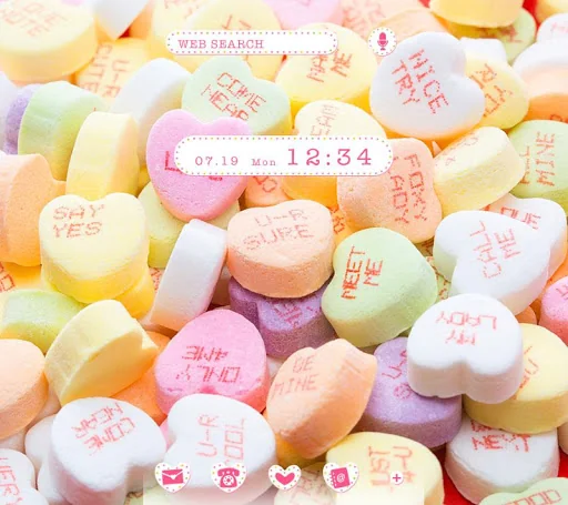 Candy Hearts Theme +HOME