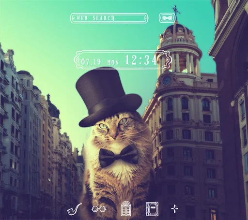 Cat  Theme-Feline Gentleman-