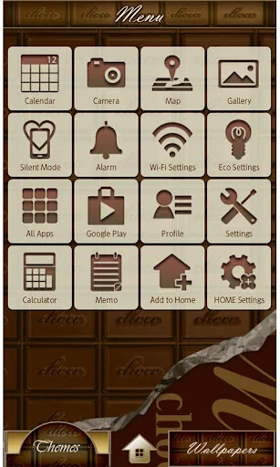 Chocolate Bar Wallpaper Theme screenshot 2