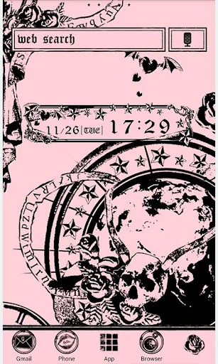 Cool Wallpaper Clockwork Pink screenshot 1