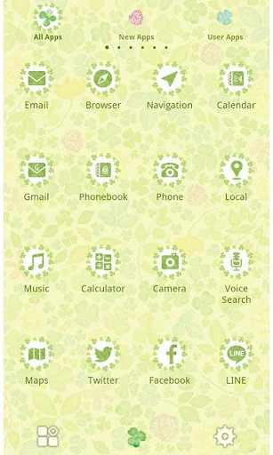 Spring Theme-Field of Clovers screenshot 2