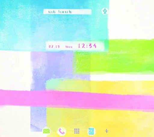 Simple Theme-Blocks of Color- screenshot 1