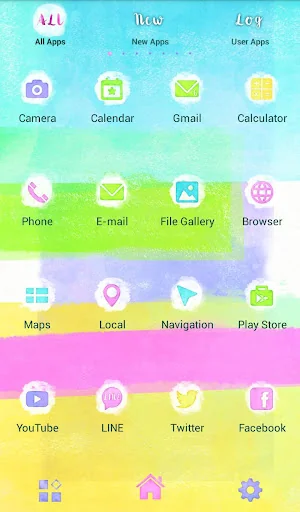 Simple Theme-Blocks of Color- screenshot 3