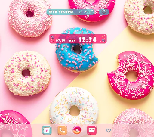 Colorful Donuts Theme