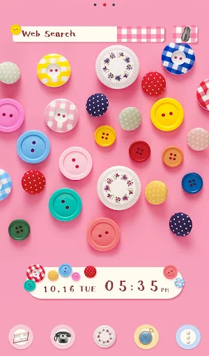 Colorful Buttons Theme screenshot 1