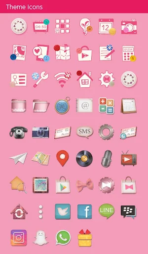 Colorful Buttons Theme screenshot 4