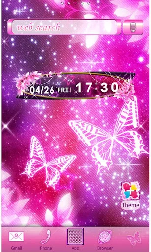 Wallpaper Cosmic Butterflies screenshot 1
