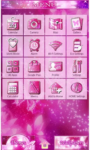 Wallpaper Cosmic Butterflies screenshot 2