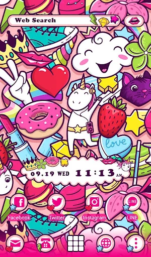 Cute Graffiti Theme
