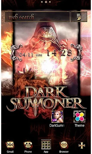 Dark Summoner Theme [+] HOME screenshot 1