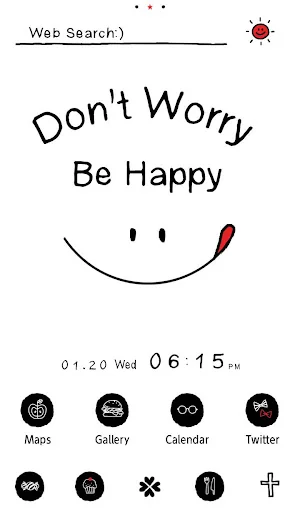 Don't Worry Be Happy Theme screenshot 1