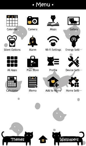 Cute Wallpaper Raining Cats screenshot 2