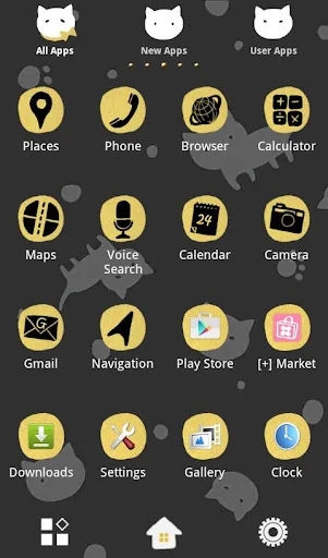 Cute Wallpaper Dots 'n' Cats screenshot 3