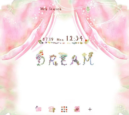 Cute wallpaper-Dreamy Curtain-