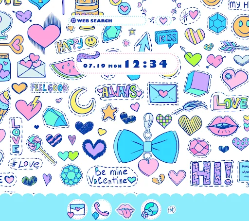Whimsical Stickers Theme