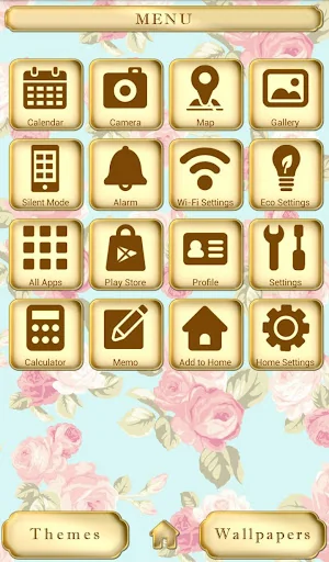 Elegant Floral Theme +HOME screenshot 2