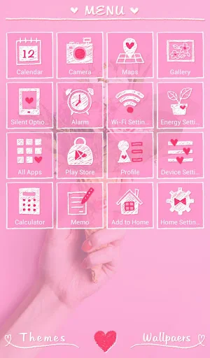 Flower Cone Theme +HOME screenshot 2