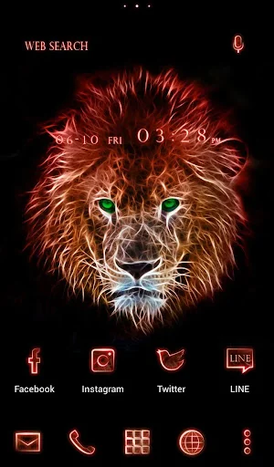 Fractal Lion  Wallpaper