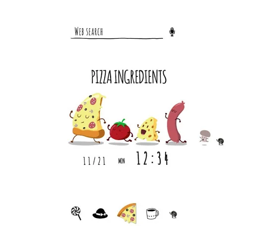 Funny Pizza +HOME Theme