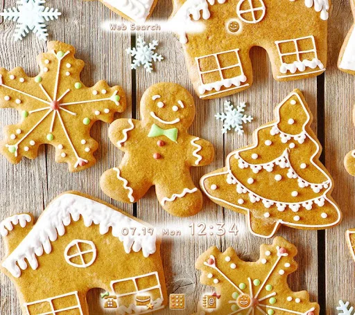 Gingerbread Man Theme +HOME screenshot 1