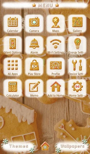 Gingerbread Man Theme +HOME screenshot 2