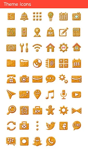 Gingerbread Man Theme +HOME screenshot 4