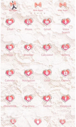 Cute Theme-Girly Eiffel Tower- screenshot 3