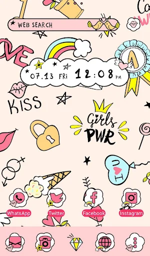 Girly Graffiti Theme
