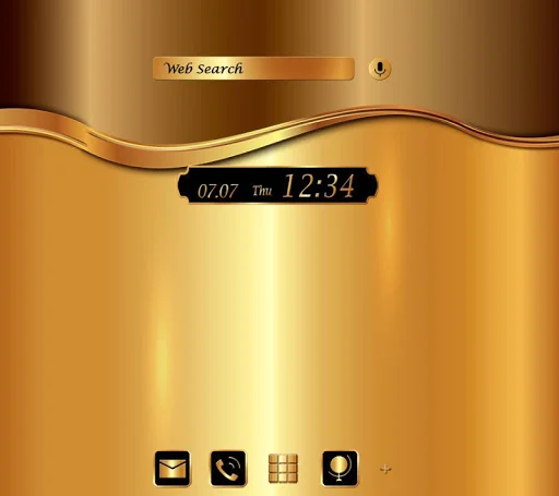 Gold +HOME Theme screenshot 1