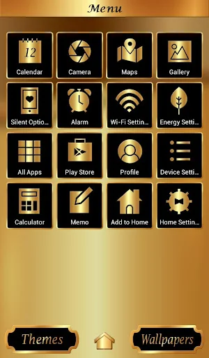 Gold +HOME Theme screenshot 2