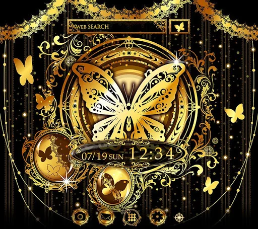 Gothic Butterflies Theme