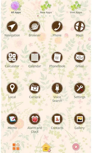 Flower Wallpaper Green Leaf screenshot 2