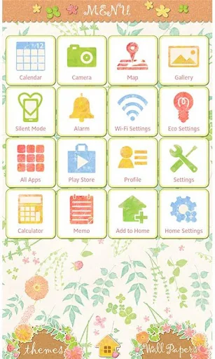 Flower Wallpaper Green Leaf screenshot 3
