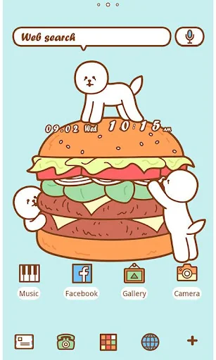 Funny Theme-Hamburger Bichon-