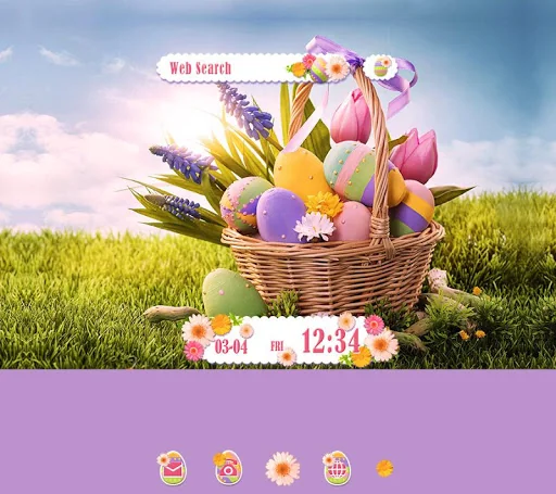 Happy Easter! Theme +HOME screenshot 1
