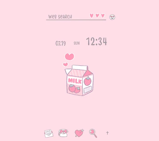 Hearty Milk Theme +HOME