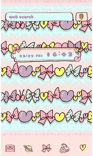 -Minty Ribbon- Theme +HOME