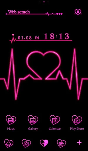 Heartbeat Theme +HOME screenshot 1