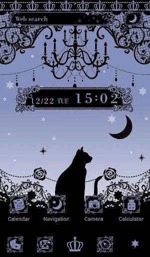 Gothic-Starry Sky, Black Cat-