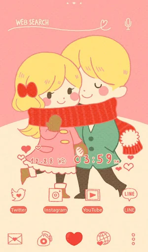 Winter Couple Theme +HOME